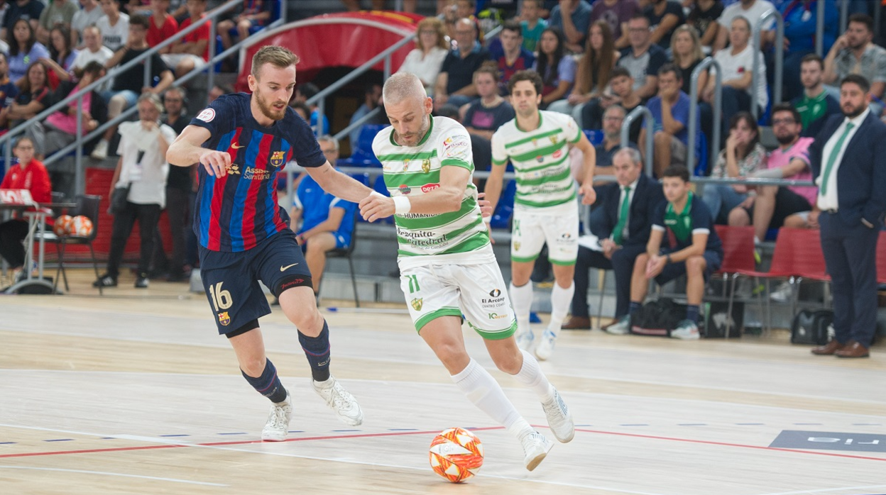 El Córdoba Patrimonio cae con honor en la pista del Barça (6-4)