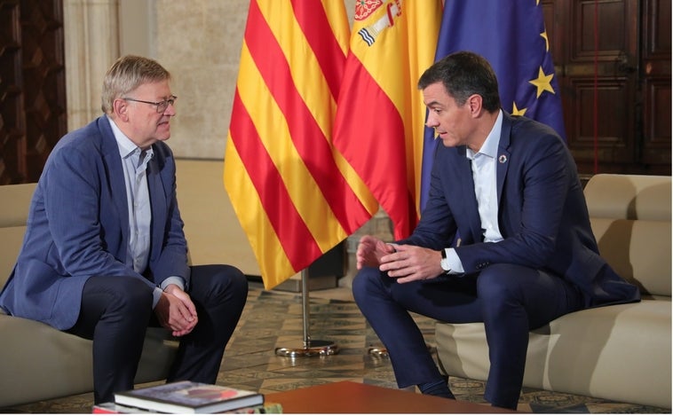 Visita exprés de Pedro Sánchez a Ximo Puig en Valencia fuera de la agenda oficial