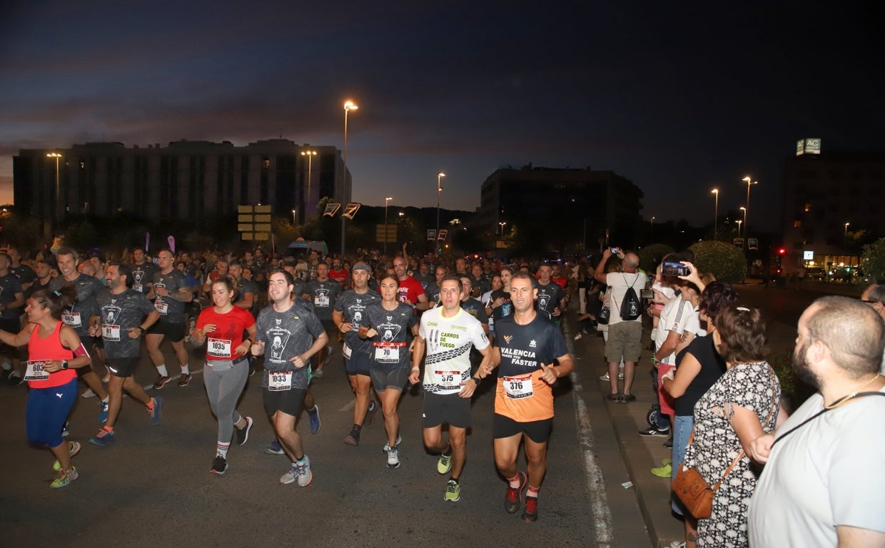 Corredores durante la prueba