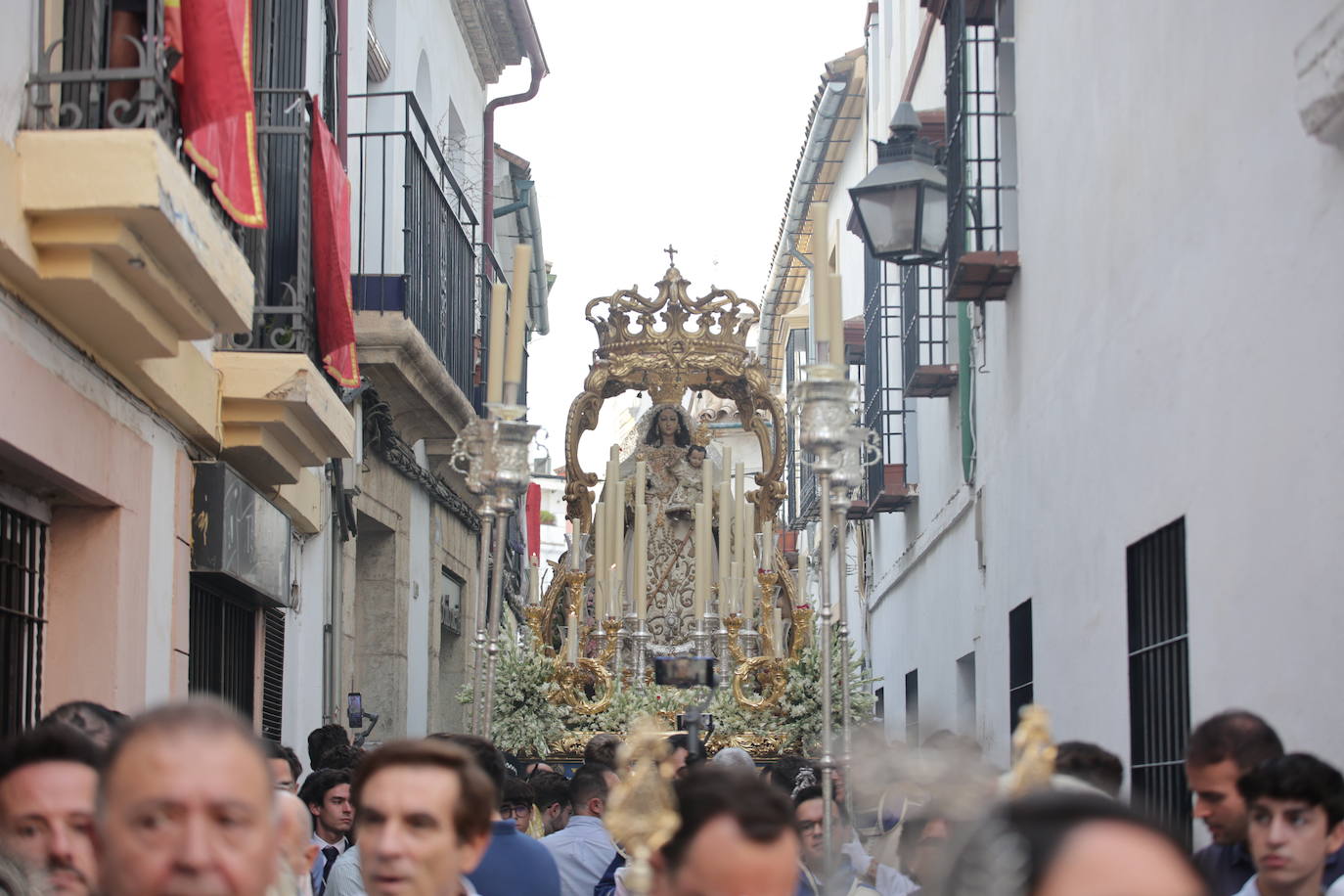 La procesión de la Virgen del Socorro por Córdoba, en imágenes