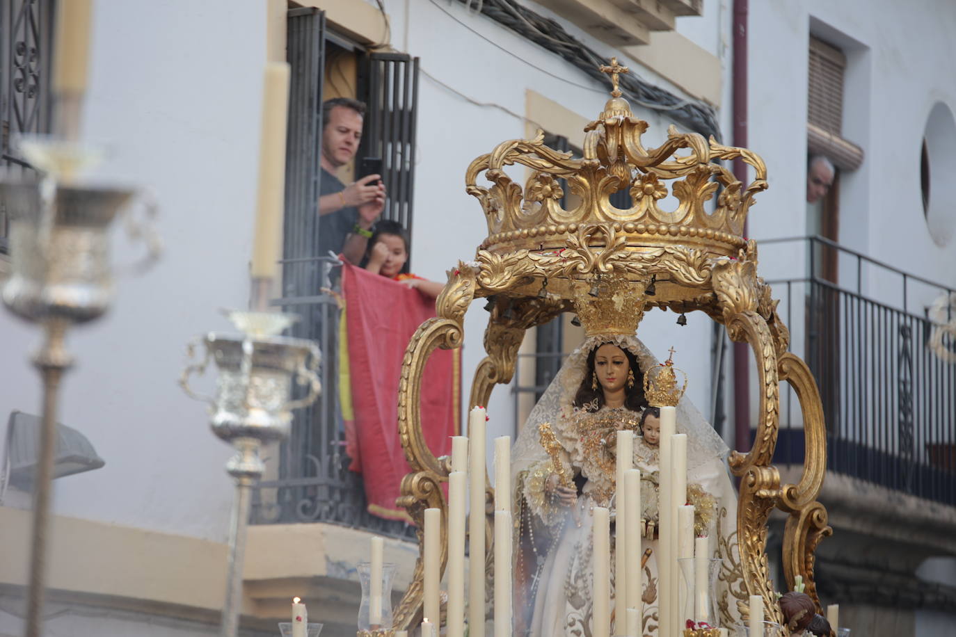 La procesión de la Virgen del Socorro por Córdoba, en imágenes