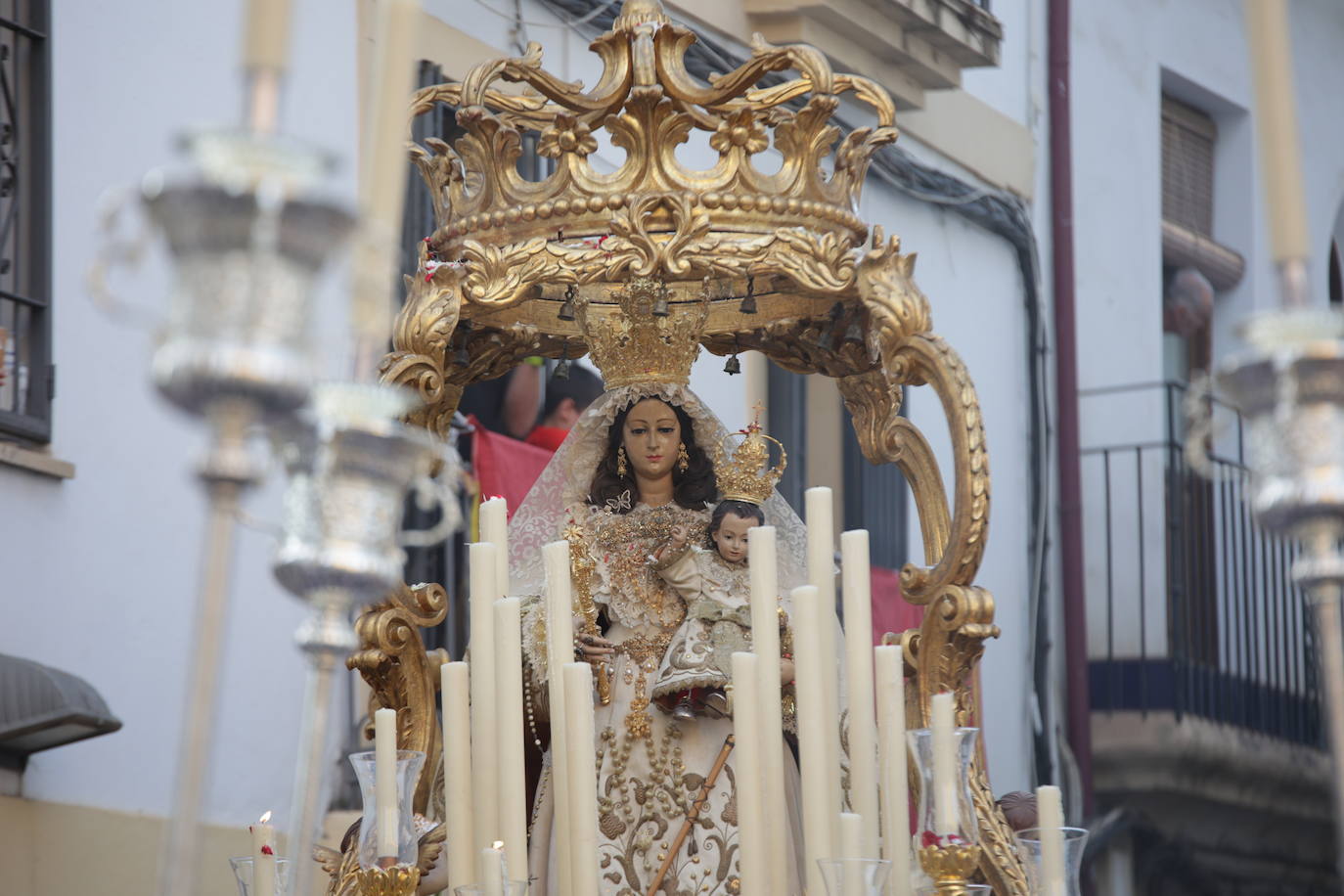 La procesión de la Virgen del Socorro por Córdoba, en imágenes