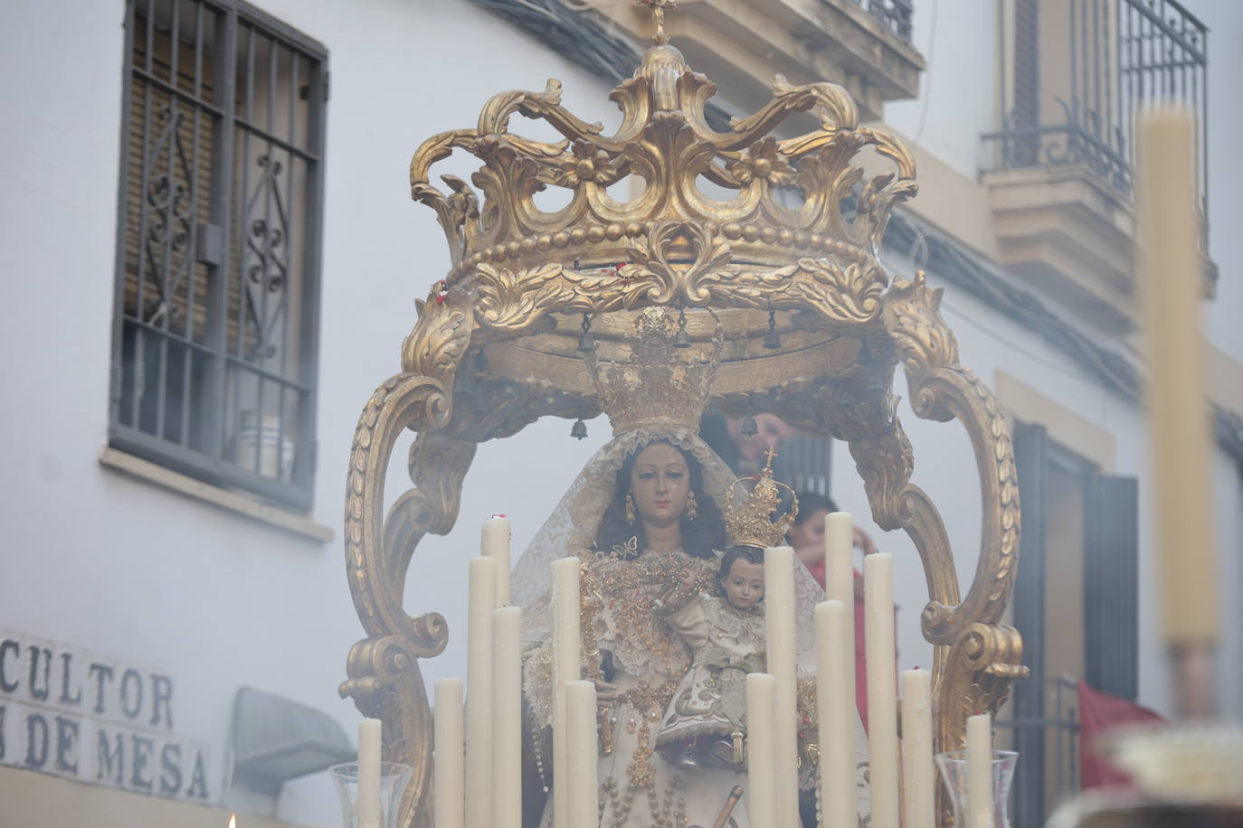 La procesión de la Virgen del Socorro por Córdoba, en imágenes