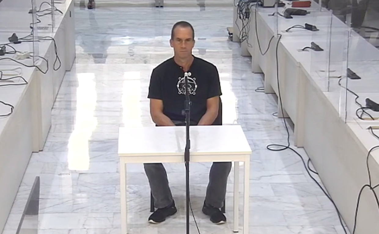 El exjefe de ETA, Txeroki, el pasado 12 de septiembre en la Audiencia Nacional