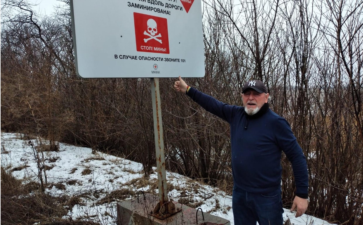 Imagen de Mario, jubilado español desaparecido hace seis meses en Ucrania