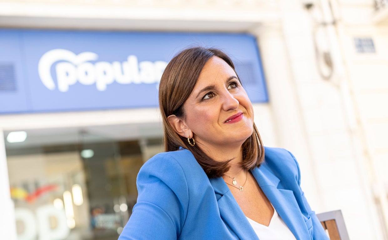 María José Catalá, en un momento de la entrevista con ABC