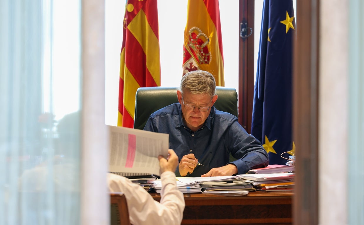 Imagen de archivo del presidente de la Generalitat Valenciana, Ximo Puig