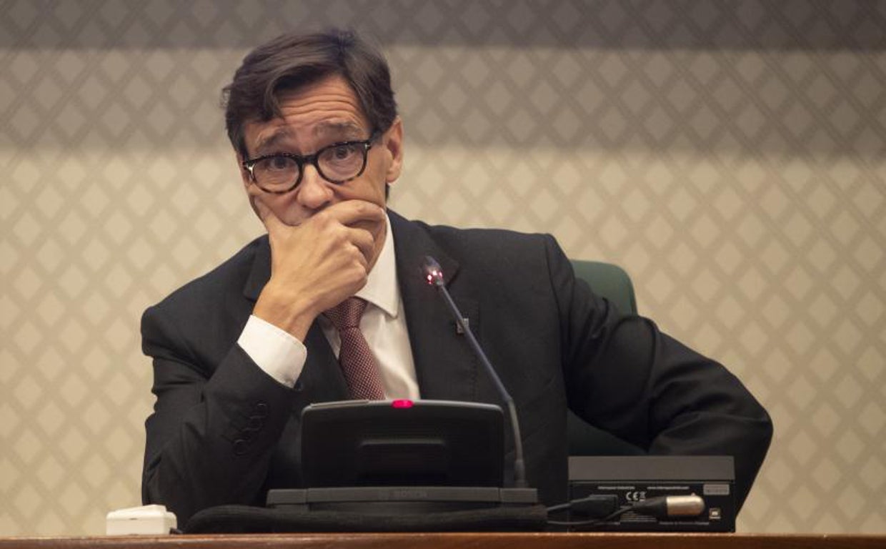 Illa, hace unos días en el Parlament durante una reunión de su partido