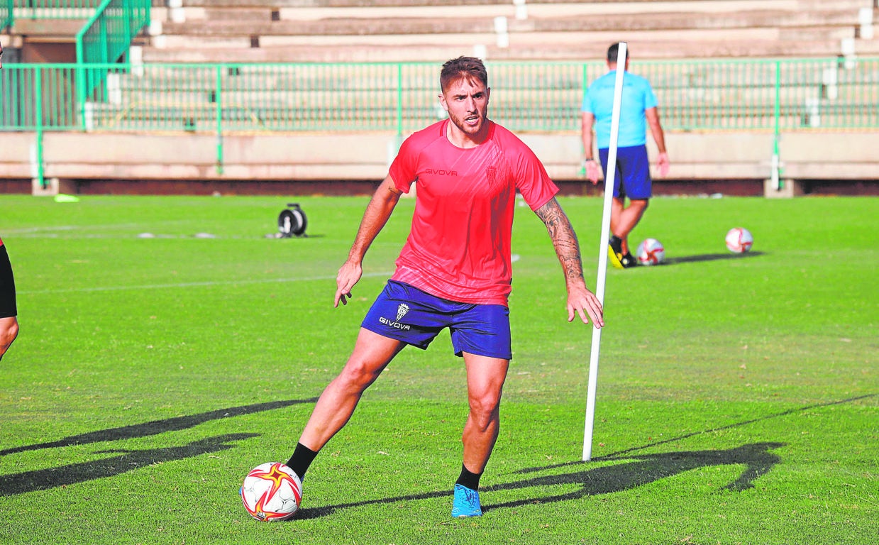 El delantero del Córdoba Antonio Casas