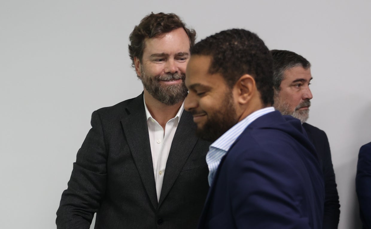 Ignacio Garriga, ante su primera rueda de prensa como secretario general