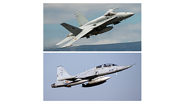 Estos son los aviones que participan en el desfile de la Fiesta Nacional