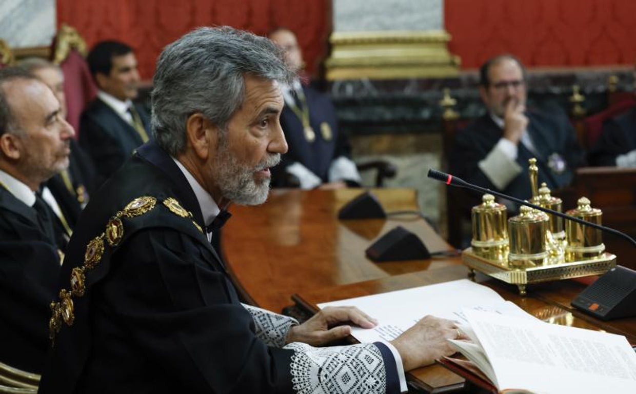 El hasta ahora presidente del CGPJ y TS, Carlos Lesmes