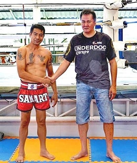 Imagen secundaria 2 - Samart y Dieselnoi fueron los dos grandes exponentes del muay thai en los años 70 y 80. Con dos estilos de combate muy diferentes, lograron consolidarse como dos leyendas de este arte milenario. Llegaron a pelear entre ellos, pero eso permitió reforzar más aún la amistad que ya tenían desde que eran pequeños. 