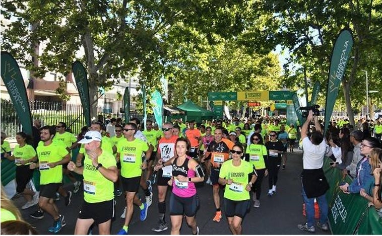 La X Carrera Solidaria de Fundación Eurocaja Rural recauda 40.000 euros para luchar contra la ELA