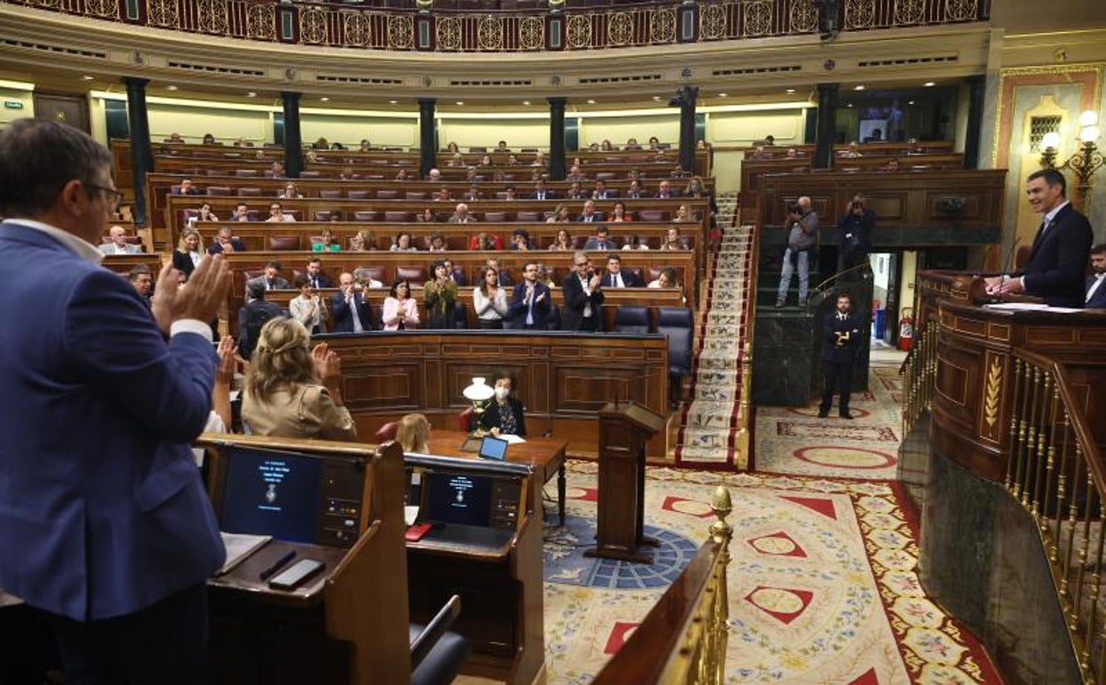 Vista del hemiciclo del Congreso