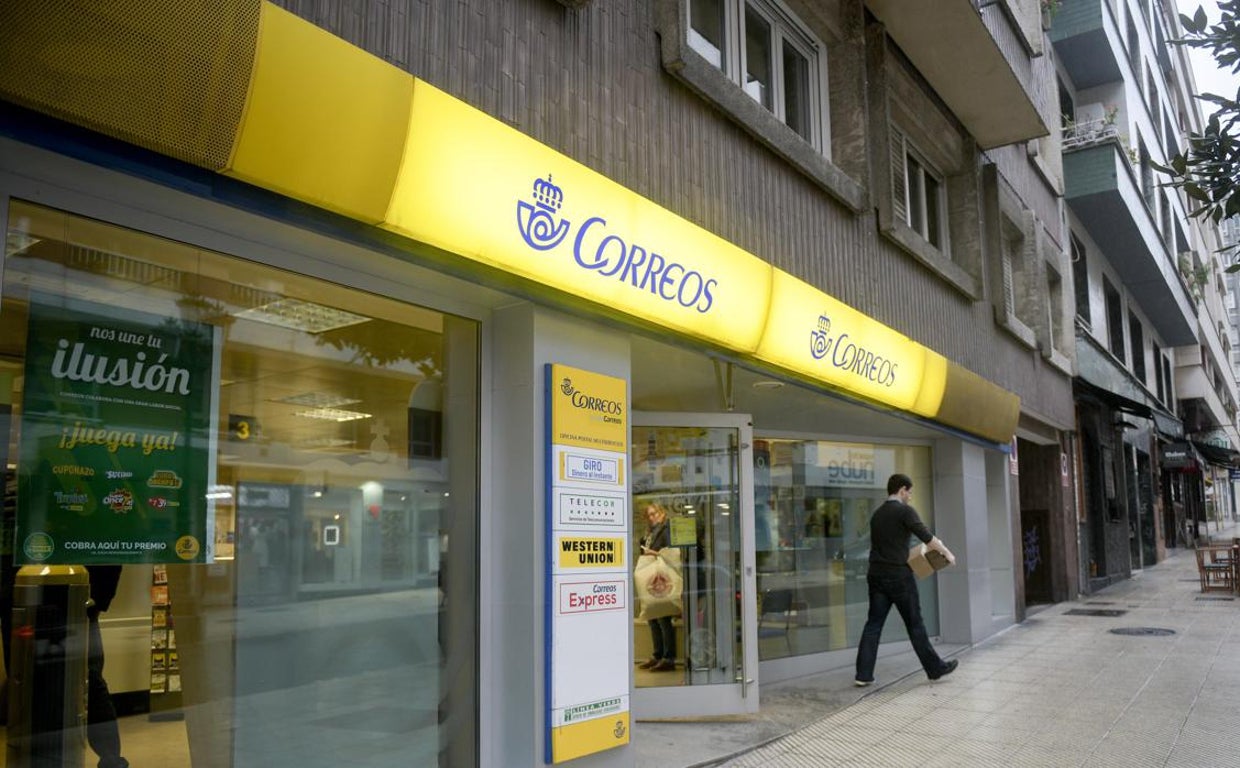 Fotografía de archivo de una oficina de Correos