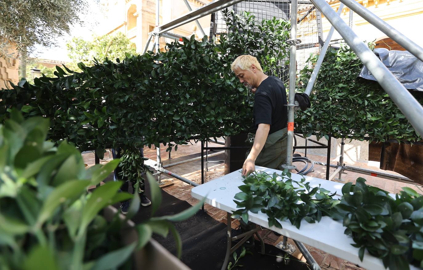 Festival Flora Córdoba 2022 | El montaje de las instalaciones, en imágenes