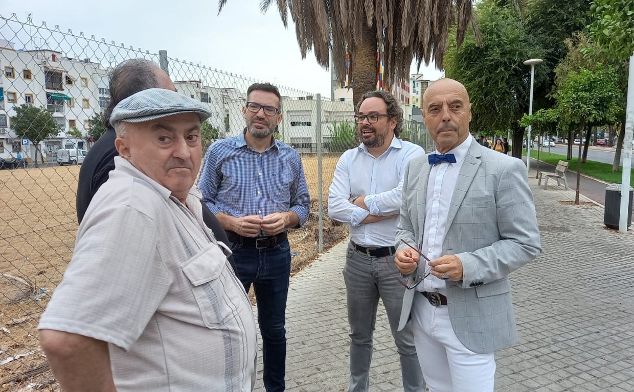 Hurtado y José Antonio Romero, en el Sector Sur