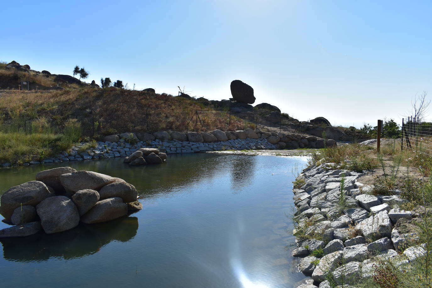 La Charca de la Alberca (Cenicientos) se recreó tras el desmantelamiento de la antigua presa, situada en el arroyo de la Huerta de las Ánimas. Es rica en reptiles y anfibios.