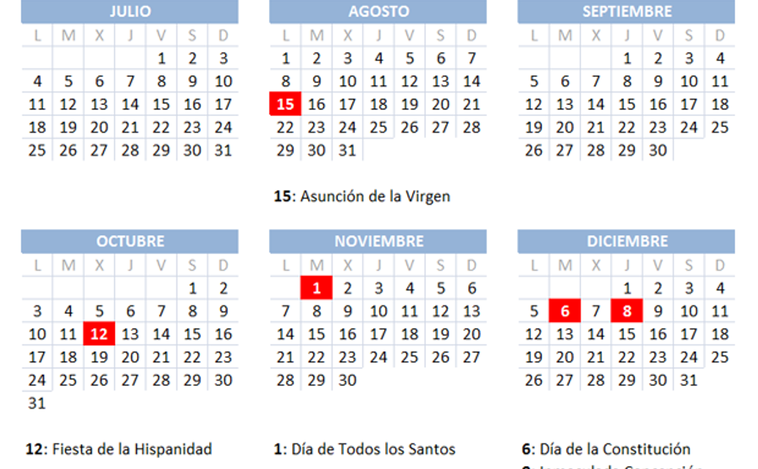 Calendario laboral 2022 en Valencia: dónde es festivo el 1 de noviembre por el puente de Todos los Santos