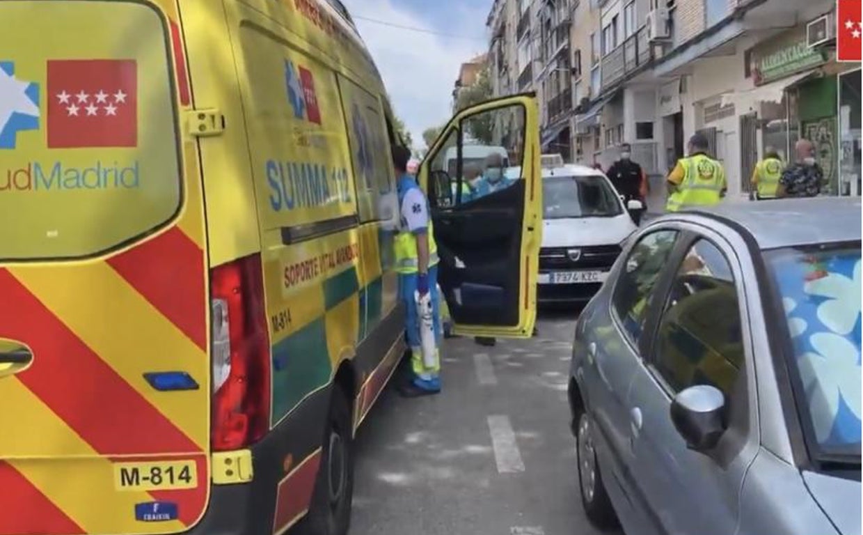 Imagen de archivo de una ambulancia del Summa 112