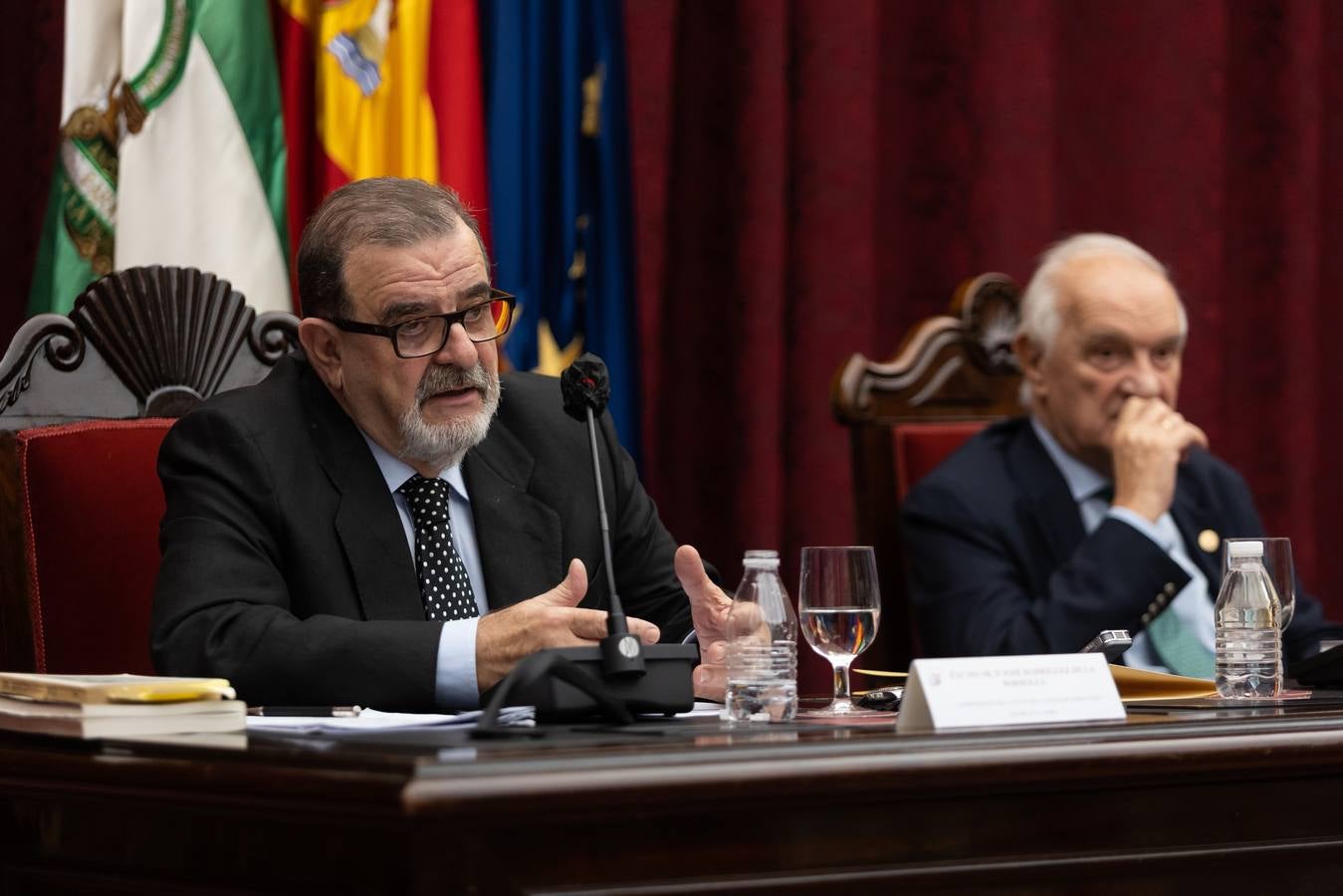 Presentación de las memorias del expresidente de la Junta de Andalucía José Rodríguez de la Borbolla