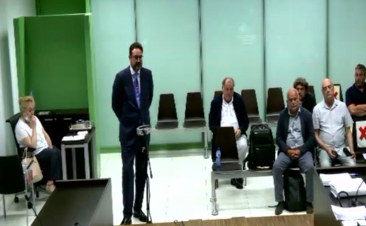 David Madí durante el juicio el pasado julio en Barcelona