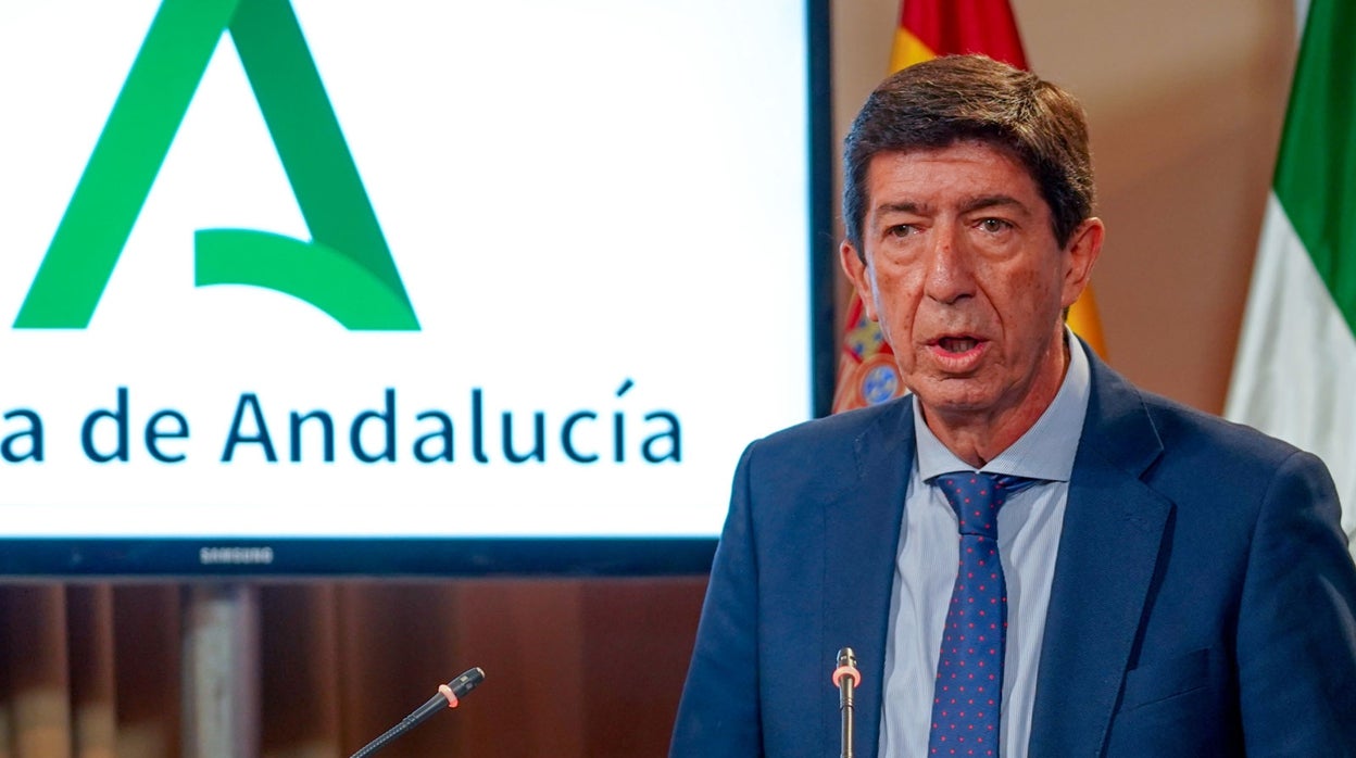 Juan Marín asegura que Ciudadanos le pidió su baja el mismo día que se conoció su vuelta a la Junta de Andalucía