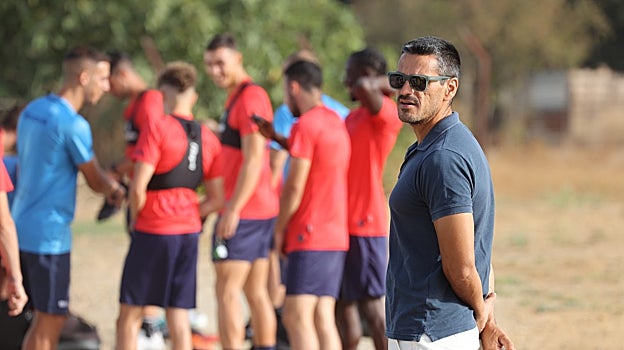 El director deportivo, Juan Gutiérez 'Juanito'