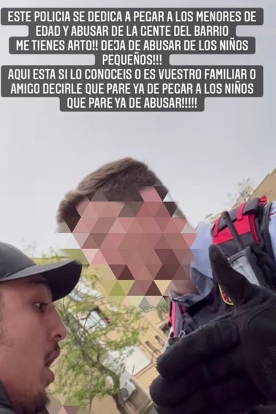 Publicación del rapero en sus redes sociales