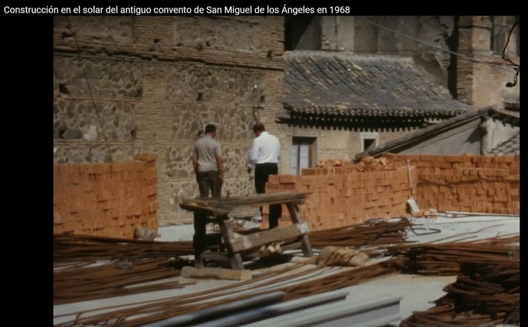 El vídeo de la construcción del solar donde estuvo el convento de San Miguel de los Ángeles