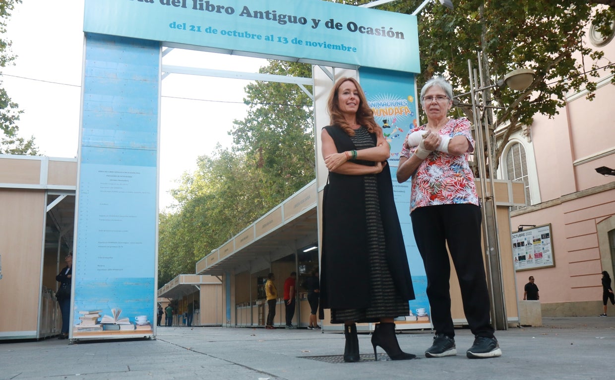 La edil de Cultura, este viernes en el acto de apertura de la Feria del Libro Antiguo
