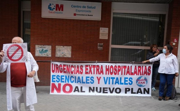 Amyts convoca en Madrid una huelga indefinida de médicos de los centros de atención 24 horas a partir del 7 de noviembre