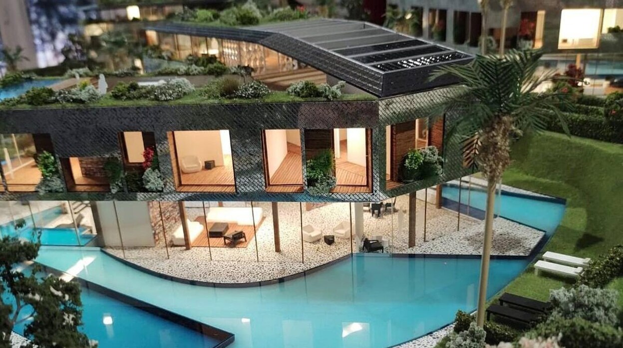 Fachadas bañadas en oro blanco en las villas de 15 millones de la firma de Karl Lagerfeld en Marbella