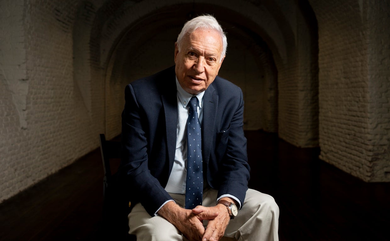 José Manuel García-Margallo durante la entrevista con ABC