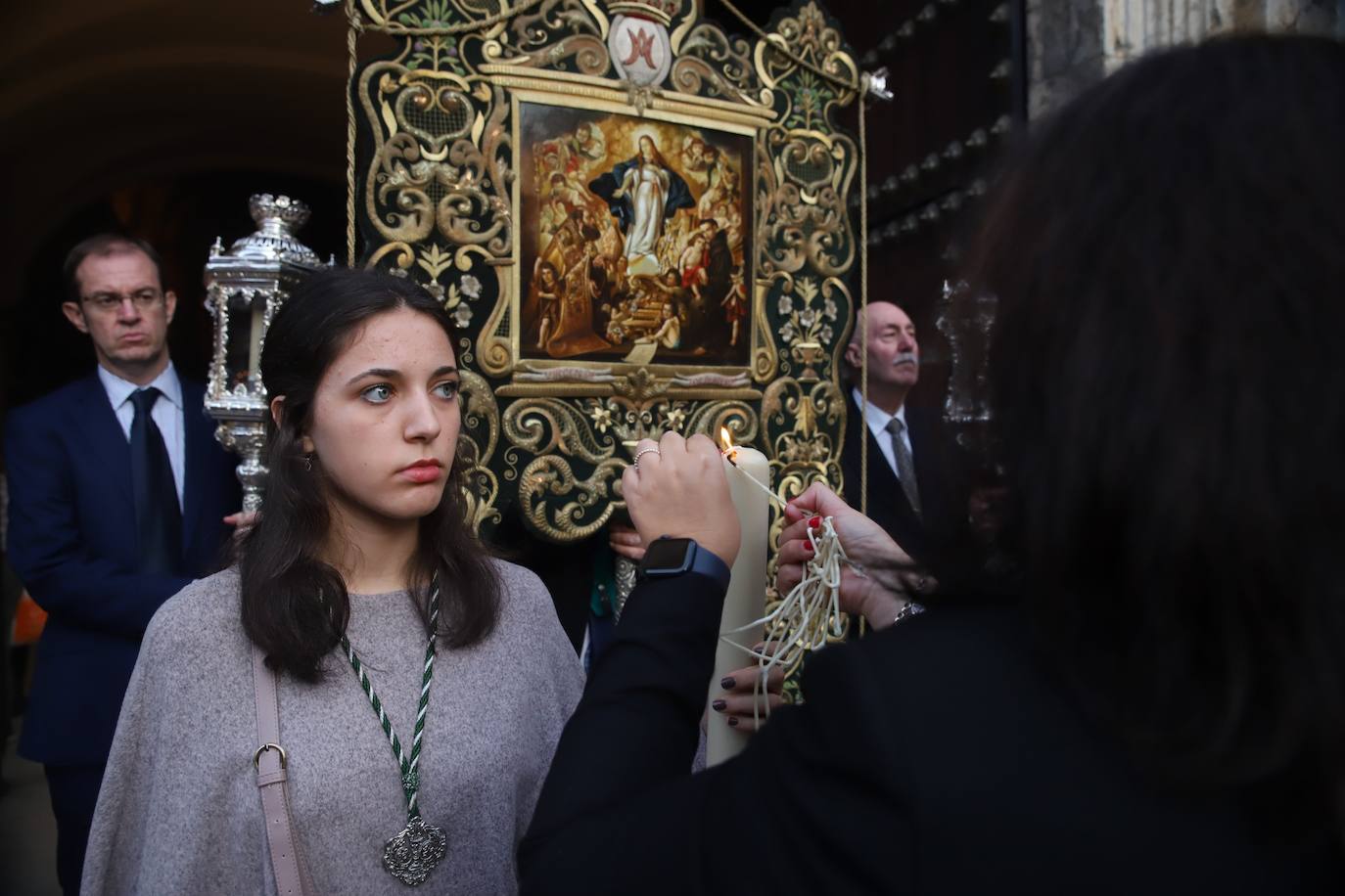La solemne procesión de la Virgen del Amparo en Córdoba, en imágenes