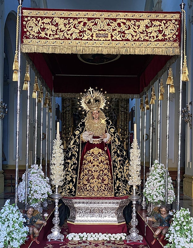 María Santísima de la Caridad, en veneración durante todo el martes en San Andrés