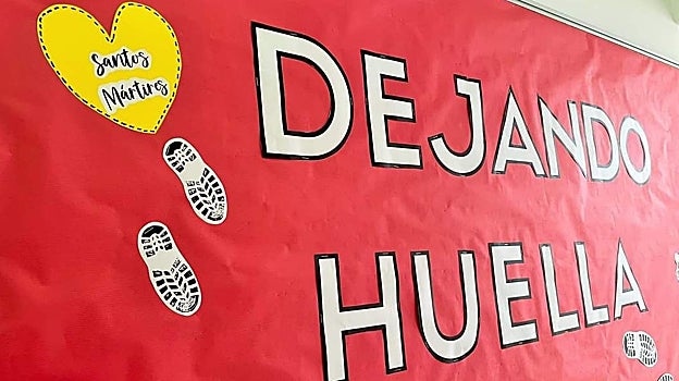 Otro de los trabajos escolares en torno a laos mártires