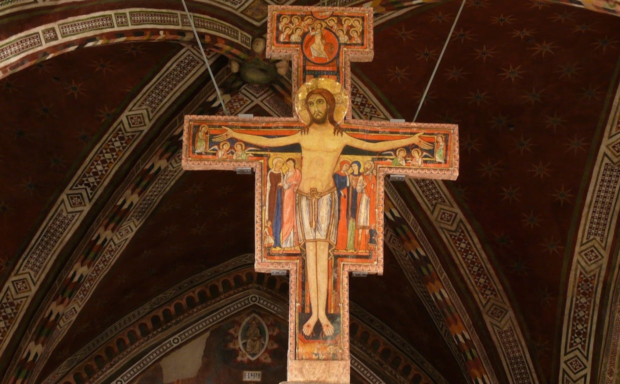 Cristo de San Damián, cuya reproducción se adorará en las reuniones en Córdoba