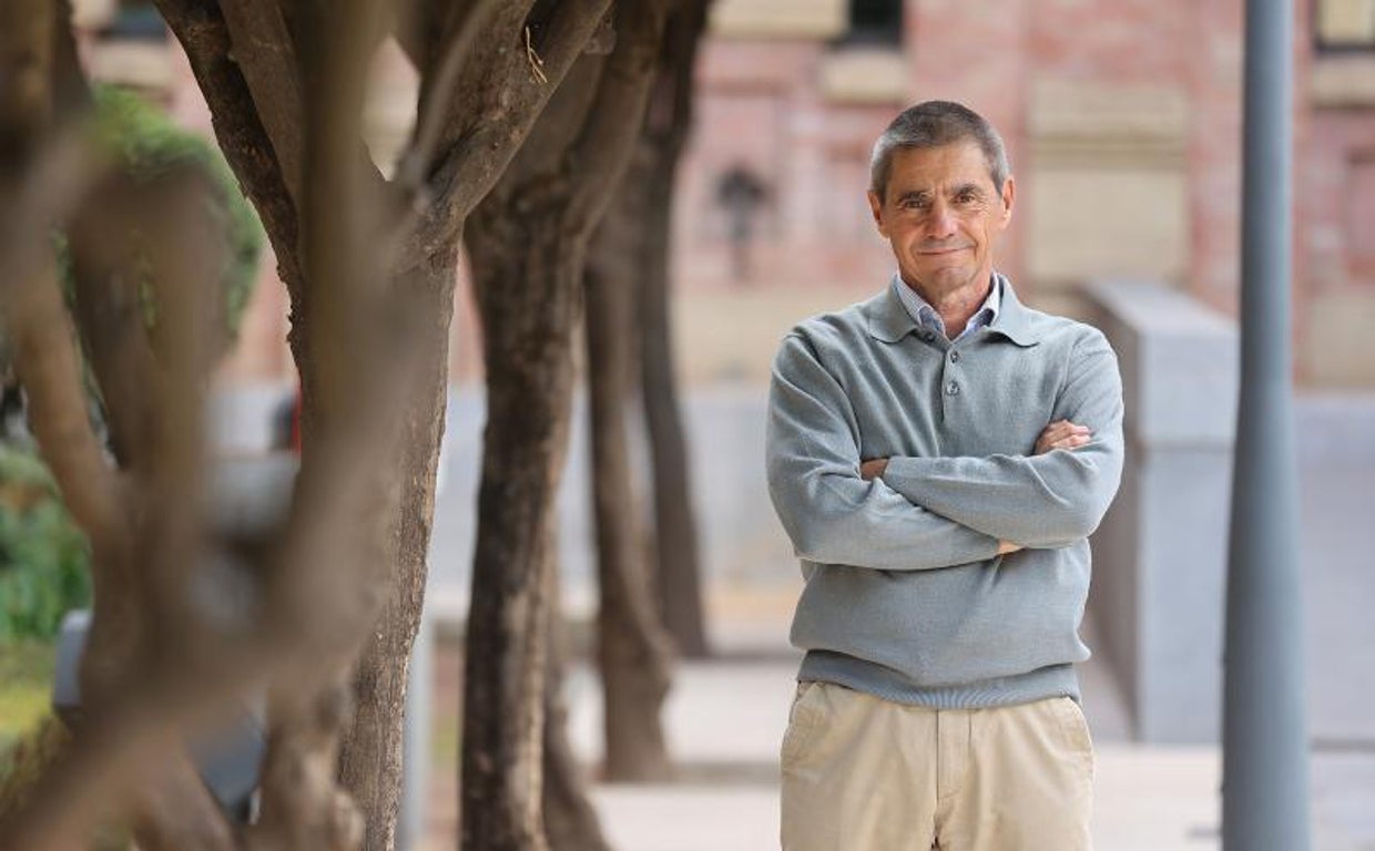Julio Berbel, en el Rectorado de la Universidad de Córdoba este viernes