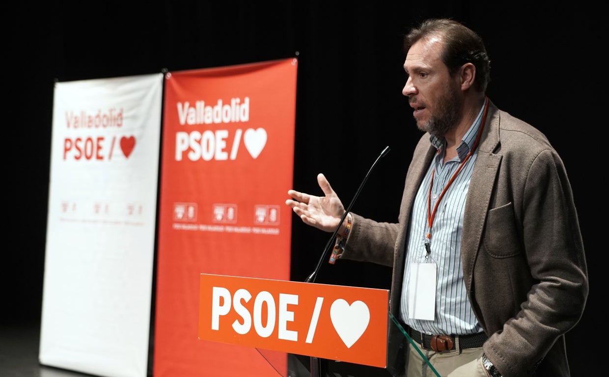 Puente, este sábado en el Comité provincial del PSOE de Valladolid