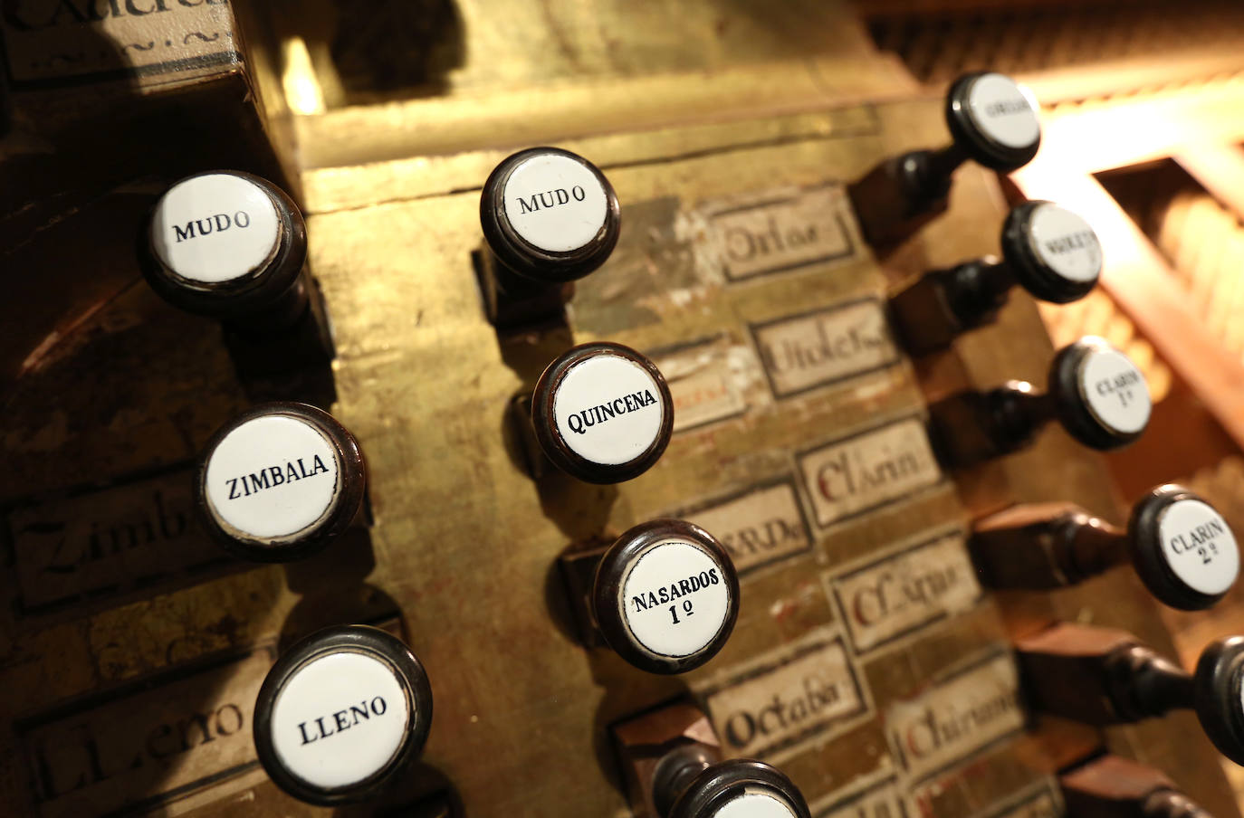 Detalle del órgano de Echevarría