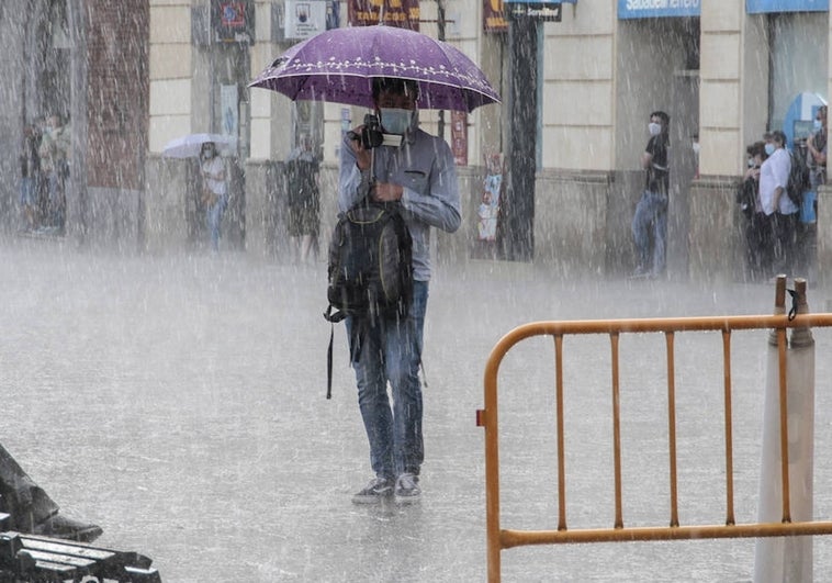 El sur de  Ávila y Salamanca, en alerta amarilla por precipitaciones