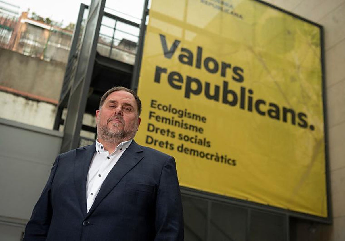 El líder de ERC Oriol Junqueras