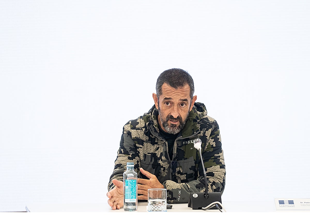 Imagen del doctor Pedro Cavadas tomada durante una comparecencia en Valencia