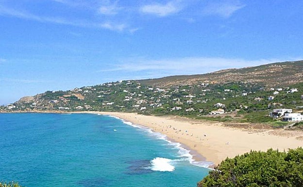 Vista de la Playa de los Alemanes en Zahara de los Atunes