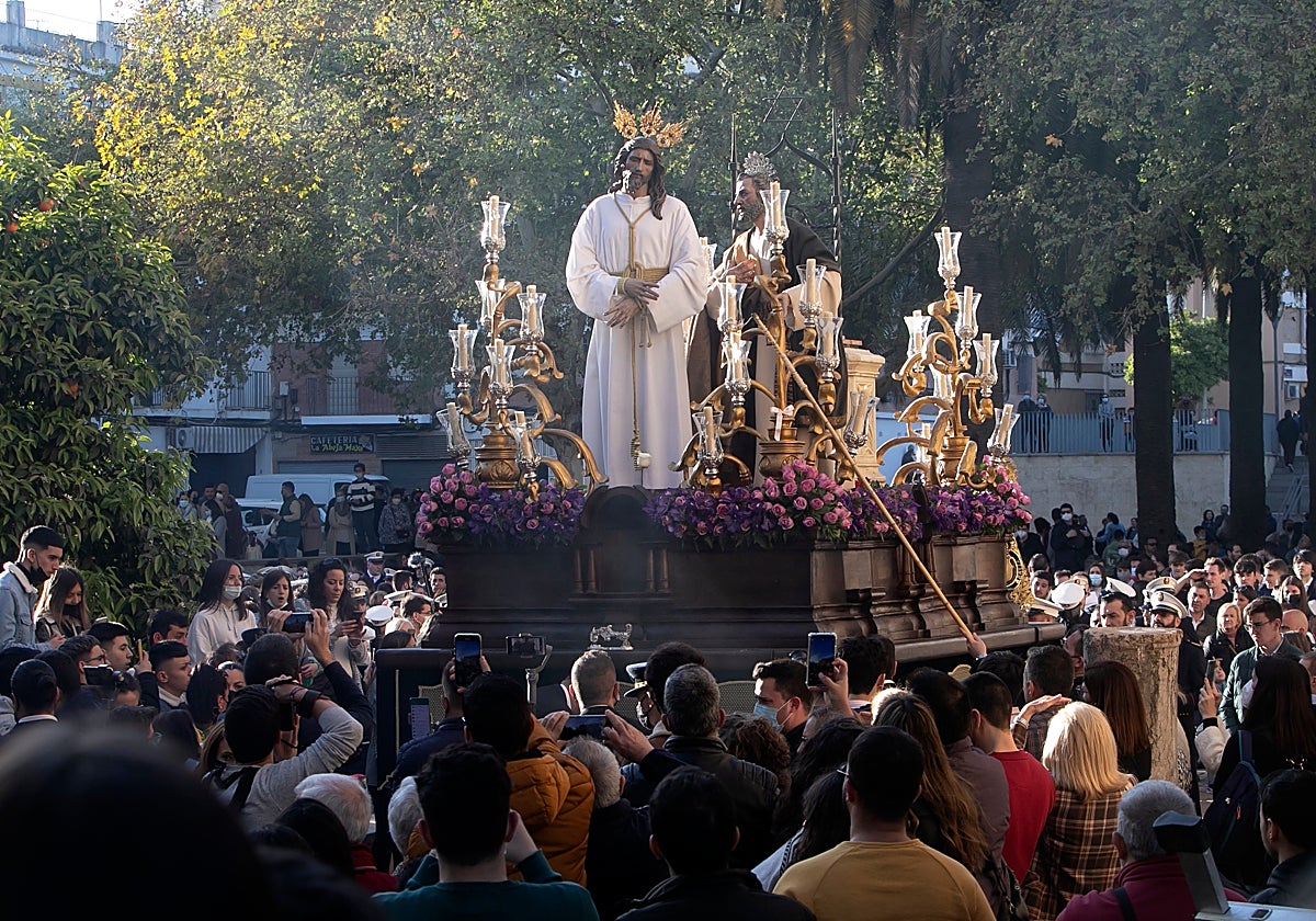 Paso de Nuestro Padre Jesús de la Bondad, en su procesión de este año
