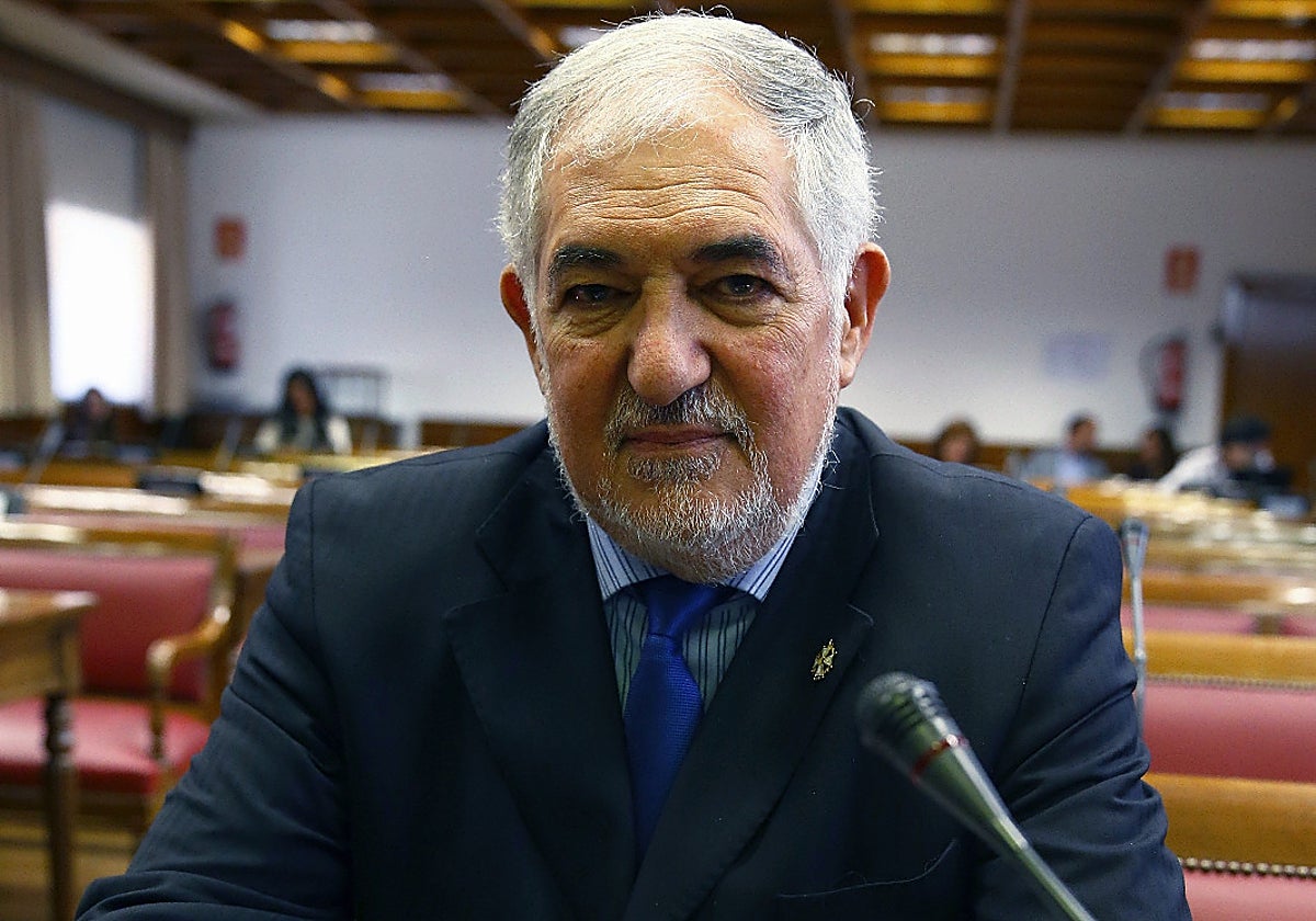 Cándido Conde-Pumpido, en el Senado en una imagen de archivo