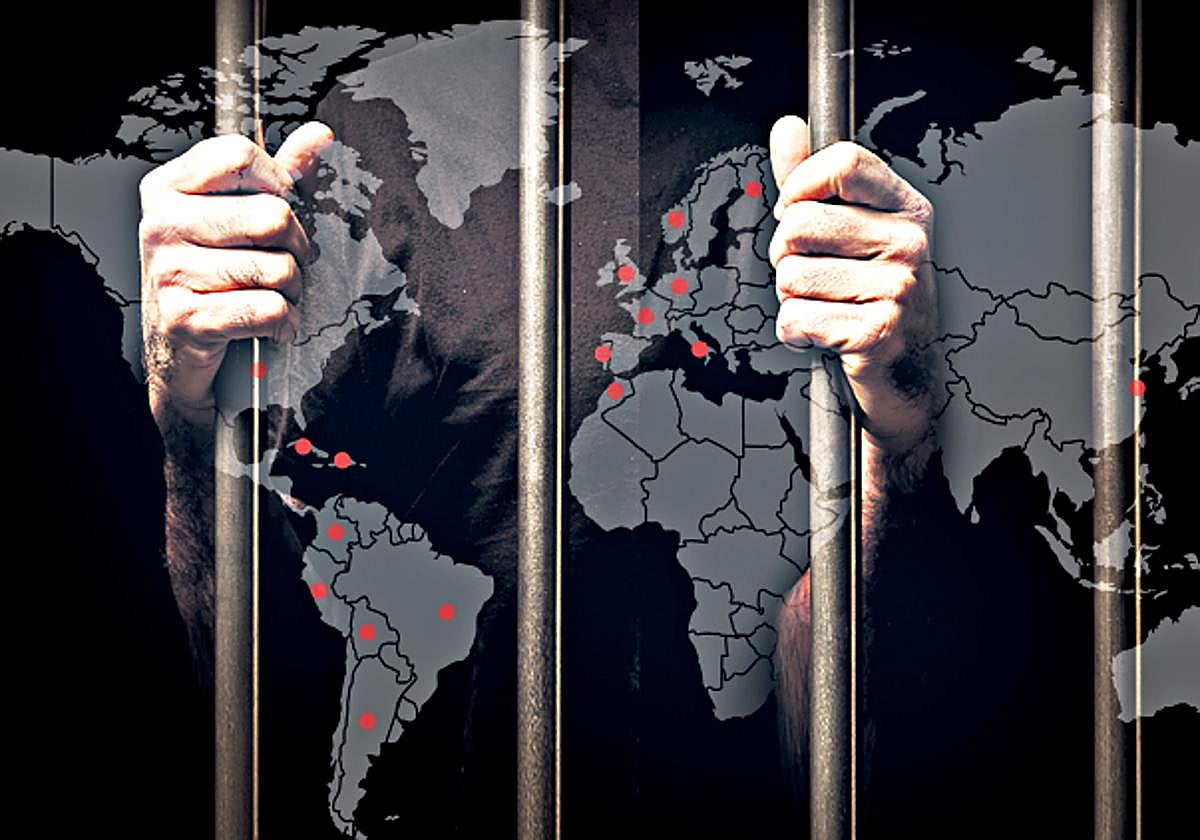 Andaluces entre barrotes por el mundo