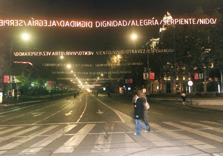 La croqueta que puso patas arriba las luces navideñas de Madrid